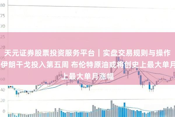 天元证券股票投资服务平台｜实盘交易规则与操作指南 伊朗干戈投入第五周 布伦特原油或将创史上最大单月涨幅